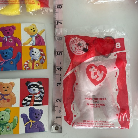 2004 Complete Set of 12 McDonald’s Happy Meal Teenie Beanie Babies with 2 prints - Picture 13 of 13
